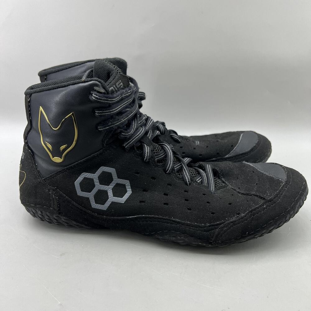 Rudis SF-Tbili 2.0 Wrestling Shoes Men Size 9 Black Suede High Training Sneakers